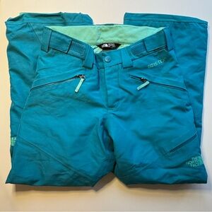 The North Face girls size M (10-12) turquoise ski pants